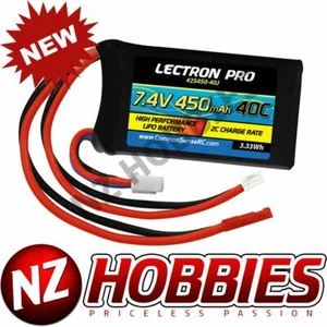 Batteria Lipo Lectron Pro 7,4 V 450 mAh 40 C con connettore JST # 2S450-40J: SCX24 - Foto 1 di 2