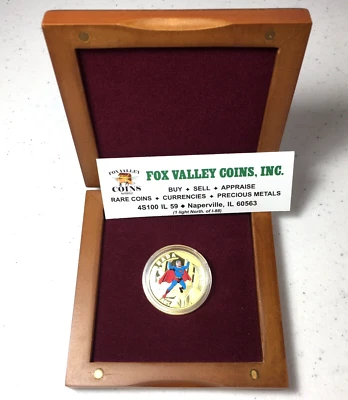 2015 Canada $100 SUPERMAN #4 (1940) 14K Proof Gold Coin Royal Canadian Mint - Image 1 of 4