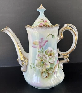 Lefton Teapot Wild Rose 2564 Hand Painted Mid Century Japan - Picture 1 of 20