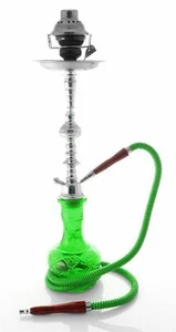 1- Tuyau Exotic Shisha Green Pipe de luxe Narguilé gif set + Windcover bl - Imagen 1 de 7