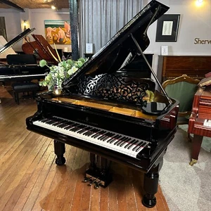 Steinway & Sons Model A Grand Piano in Black Gloss | RESTORED | SHERWOOD PHOENIX - Picture 1 of 16