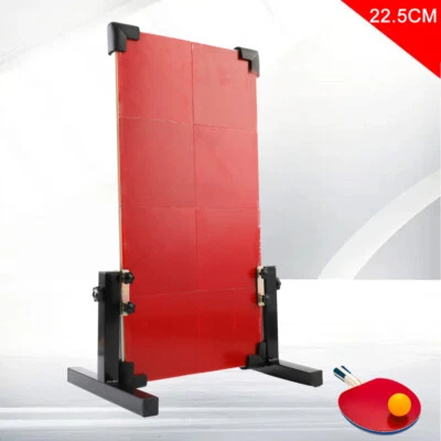 Tabla de retorno de tenis de mesa tabla de rebote de ping pong individual autoaprendizaje con soporte Foto 1 de 4