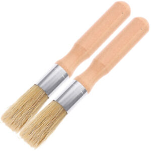  2 Pcs Bristle Brush Acrylic Nylon Hair Cleaning Tools Set Bulk