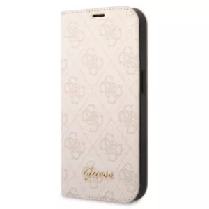 Étui pour Téléphone Portable Bookcase IPHONE 14 Guess Simili Cuir Rose Réglable - Photo 1 sur 7