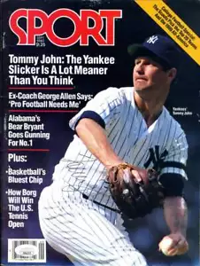 Tommy John JSA Coa Signed 1980 Sport Magazine Complete Autograph - Picture 1 of 2