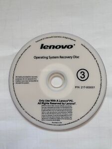 Lenovo Operating System Recovery Disc #3 CD - 2010 Only use with A Lenovo PC Com