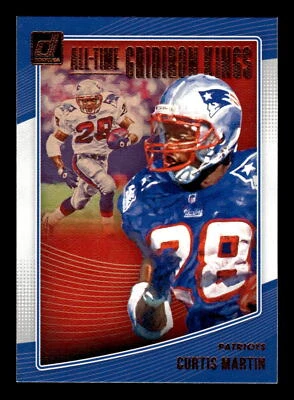 Curtis Martin 2018 Donruss #AGK-18 New England Patriots All-Time Gridiron Kings - Image 1 of 2