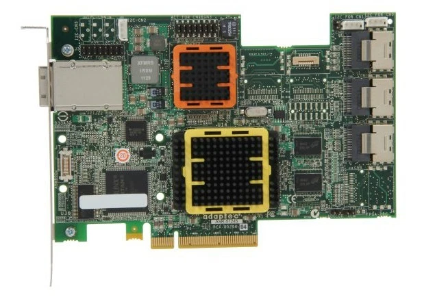 Adaptec ASR-51245 2268100-R 300Mbps DDR2 PCIe x8 SAS/SATA Raid Controller Card - Image 1 of 1