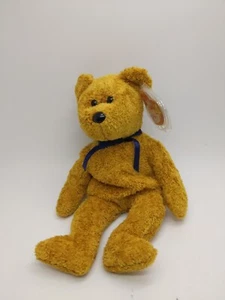 Original 1999 The Beanie Babies Collection Retired Brown Bear w/ Tag FUZZ 9" - Picture 1 of 5