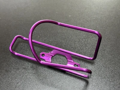 Vintage Trek Water Bottle Cage Anodized Purple MTB Mountain Bike 90s Aluminum - Image 1 of 4