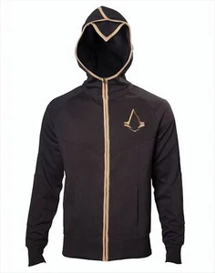 Assassin's Creed Logo Kapuzenjacke schwarz/gold XL Neu & OVP - Bild 1 von 1