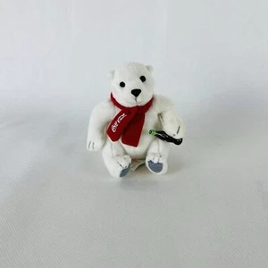 2002 McDonald's Holiday Coca Cola Polar Bear Plush coke Happy Meal - Picture 1 of 10