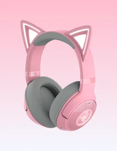 Razer Kraken V2 BT Kitty Edition Wireless Bluetooth 5.0 RGB Chroma - NEW SEALED - Picture 1 of 5