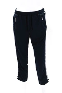 Rebecca Minkoff Womens Drawstring Waist Striped Activewear Pants Navy Size S - Picture 1 of 5
