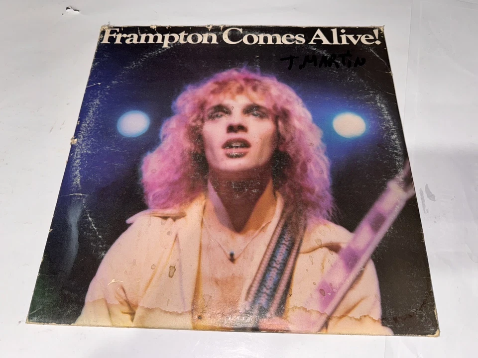 Peter Frampton Comes Alive Double LP Vinyl Records 1976 - Image 1 of 4