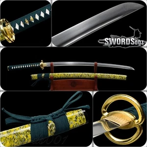 Elegante espada samurai japonesa hecha a mano Musashi Katana hoja afilada de acero al carbono - Imagen 1 de 10