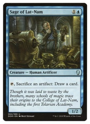 MTG Sage of Lat-Nam | #64 Dominaria | English - Image 1 of 2