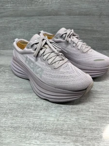 Hoka Bondi 8 sportliche Damen-Schnürschuhe Laufschuhe helllila Größe: 7B - Bild 1 von 16