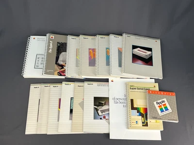 Lot of 16 Vtg 70s 80s Apple II Manuals and Guides; Clean - Image 1 of 4