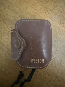 Vintage Weston Photography Exposure Meter 1960s Model 853 W/ Brown Leather Case - Picture 1 of 3