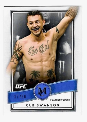 2016 Topps Museum Collection UFC Blue Parallel Cub Swanson - Image 1 of 2