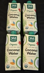 365 by Whole Foods Market, paquete de 4 agua de coco orgánica, 67,6 fl oz - Imagen 1 de 2