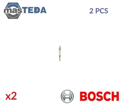 0 250 403 053 ENGINE GLOW PLUGS BOSCH 2PCS FOR FORD USA EDGE 110KW,140KW,175KW - Image 1 of 4