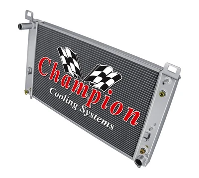 Radiador talla 2 filas, ventiladores de 14", cubierta para Chevrolet Silverado 1500 Classic 2007-2007 Foto 1 de 4