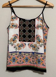 Daniel Rainn Women’s XL Boho Sleeveless Top Shirt Festival Hippie Colorful - Imagen 1 de 8