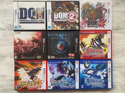 Набор Nintendo DS 3DS Dragon Quest Monsters Joker 1 2 3 и Resident Evil & Pokemon - Изображение 1 из 4
