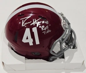 Roman Harper Signed Autographed UA Alabama Crimson Tide Mini Helmet w Roll Tide - Picture 1 of 1