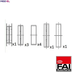 CRANKSHAFT BEARING BM1020-025 FOR F4FA/D2FA/D4FA/D2FE/FXFA/H9FB/JXFA/PHFA 2.4L - Picture 1 of 10