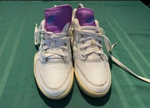 Nike Challenge Court VINTAGE 80's Tennis Shoes White RARE Women's Size 8 - Picture 1 of 6