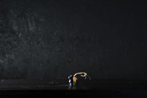 Japanese Pottery Doll Vintage Ornament UMA Antique Sculpture/H1.2"/KIQ24/20 - Picture 1 of 13