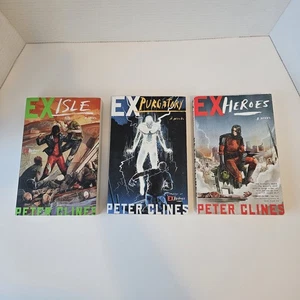 Ex-Heroes Peter Clines Series (Books 1-3) Heroes Purgatory Exiles Zombies Novels - Imagen 1 de 14