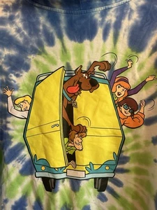 Scooby Doo Gang Mystery Machine Sudadera con Capucha para Hombre Tie Dye XL Canguro - Imagen 1 de 10