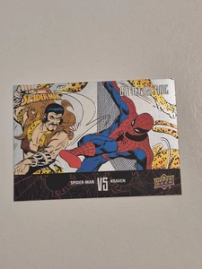 2024 Upper Deck Marvel Spider-Man Battle Time Spider-Man vs Kraven #BT-7 - Picture 1 of 2