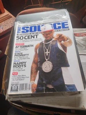 The Source Magazine 2003 50 Cent Aftermath Rap Hip Hop DMX New Album - Image 1 of 4