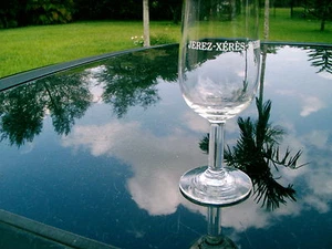 JEREZ -XERES-SHERRY STEMMED WINE GLASS 5 " NICE REPLACEMENT DELICATE ITEM - Picture 1 of 5
