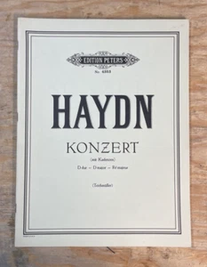 HAYDN Konzert (mit Kadenzen) D dur - D major - Re majeur Edition Peters No. 4353 - Picture 1 of 4