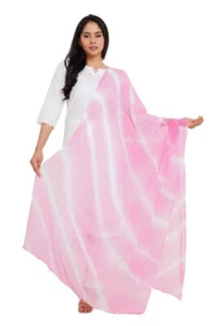 Nuevo Diseñador Mujeres Niñas Étnico Fiesta Usar Bufanda Estola Gasa Lehariya Dupatta - Imagen 1 de 30