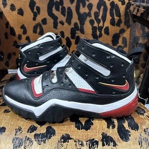 Nike Air Sharkley Remix Mens Sneakers Size 12 Black Red 2008 Vintage 318397-061 - Picture 1 of 10