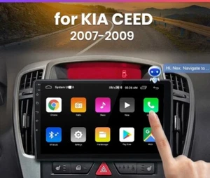 RADIO 2 DIN PER KIA CEED BLUETOOTH USB ANDROID WI-FI NAVIGATORE TELECAMERA - Imagen 1 de 6