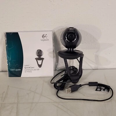 Logitech QuickCam Communicate MP S 5500 Web Cam USB Connector With User Guide  - Image 1 of 4