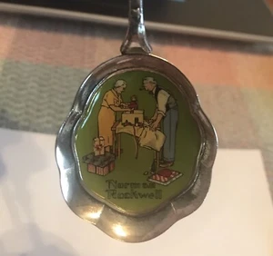 Vintage Norman Rockwell First Edition 1982 Christmas Spoon-Excellent Condition - Picture 1 of 6