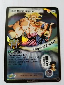 Dragon ball Z Ccg Promo Broly Second coming M8 Blue Bone Crusher - Picture 1 of 2