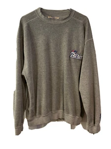 Vintage 90s Starter New England Patriots Medium Gray Crewneck Sweatshirt NFL - Picture 1 of 12