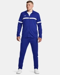 UNDER ARMOUR Men's UA Team Knit Warm Up Full Zip Tracksuit Jacket & Pants M - Picture 1 of 18