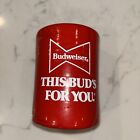 Vintage 1979 Budweiser “This Bud’s For You” KOOL KAN Beverage Koozie Coozie