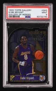 Kobe Bryant 1999 Topps Gallery Gallery of Heroes SP #GH3 PSA 9 Lakers HOF - Picture 1 of 2